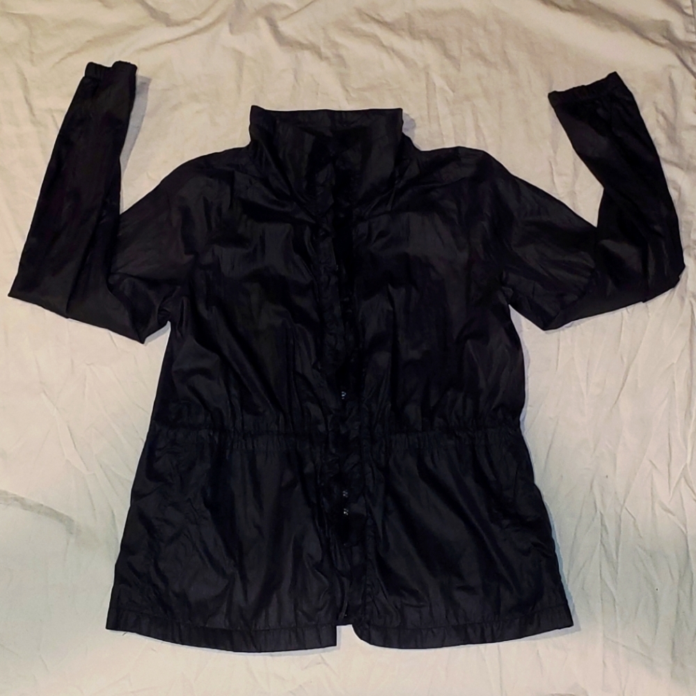 GAP body jacket Black Ruffle